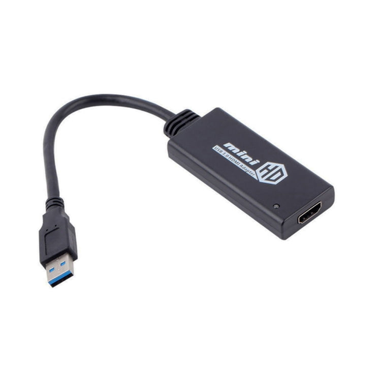 สายแปลง USB 3.0 เป็น HDMI HD พร้อมเสียง, ความยาวสาย: 20 ซม.