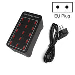 แท่นชาร์จเร็ว XLD-A7 100W 15 พอร์ต USB ชาร์จอัจฉริยะ AC 100-240V พร้อมปลั๊ก EU, US, AU, UK