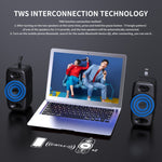 ลำโพงบลูทูธทรงกระบอกแบบพกพา BT08 รองรับการ์ด TF / FM / AUX 3.5 มม. / U Disk