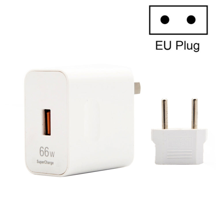 ที่ชาร์จเดินทาง USB ชาร์จเร็ว HW-66W 6A พร้อมหัวแปลงปลั๊ก EU, พร้อมปลั๊ก EU