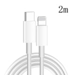สายชาร์จเร็ว XJ-61 12W USB-C / Type-C เป็น 8 Pin PD ความยาว 1m, 1.5m, 2m