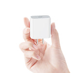 PD 20W ชาร์จเร็วเดินทางพอร์ตเดียว USB-C / Type-C + ชุดสายข้อมูล PD3.0 USB-C / Type-C ถึง 8 Pin ชาร์จเร็ว 3A, ปลั๊ก US, ปลั๊ก US 20W + สาย PD 1.5 เมตร, ปลั๊ก US 20W + สาย PD 2 เมตร