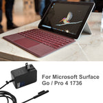 อะแดปเตอร์ชาร์จ AC 24W 15V 1.6A สำหรับ Microsoft Surface Go / Pro 4 1736, ปลั๊ก US