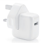 อะแดปเตอร์ชาร์จ USB 12W พร้อมสายข้อมูล USB เป็น 8 Pin สำหรับ iPad / iPhone / iPod ปลั๊ก UK