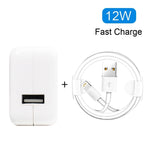 อะแดปเตอร์ชาร์จ USB 12W พร้อมสายข้อมูล USB เป็น 8 Pin สำหรับ iPad / iPhone / iPod ปลั๊ก UK