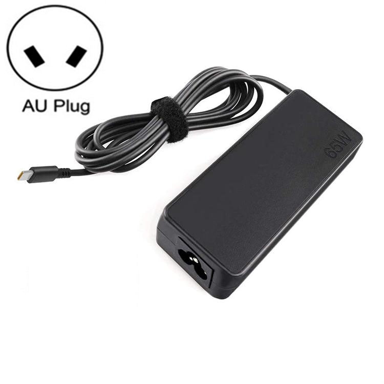 อะแดปเตอร์ชาร์จไฟ 20V 3.25A 65W สายชาร์จ Thunder Type-C สำหรับโน้ตบุ๊ก Lenovo ThinkPad X1, ปลั๊ก UK, ปลั๊ก AU, ปลั๊ก US, ปลั๊ก EU