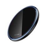 WX-70 ที่ชาร์จไร้สายกระจกบางพิเศษ 15W สำหรับโทรศัพท์มือถือ, 15W