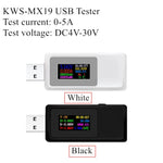 เครื่องวัด USB Keweisi KWS-MX19 DC 4V-30V 0-5A ตรวจจับกระแสและแรงดันไฟฟ้า, KWS-MX19