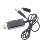สายแปลง KWS-912V USB Boost Converter DC 5V เป็น 9V 12V พร้อมปลั๊ก 3.5x1.35mm, 5V เป็น 9V / 12V
