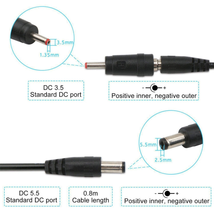สายแปลง KWS-912V USB Boost Converter DC 5V เป็น 9V 12V พร้อมปลั๊ก 3.5x1.35mm, 5V เป็น 9V / 12V