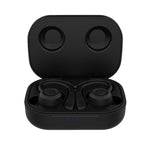 T20 TWS หูฟังไร้สายบลูทูธแบบเกี่ยวหู สำหรับกีฬา พร้อมกล่องชาร์จ กันน้ำ IPX6 หูฟังตัดเสียงรบกวน