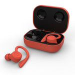 T20 TWS หูฟังไร้สายบลูทูธแบบเกี่ยวหู สำหรับกีฬา พร้อมกล่องชาร์จ กันน้ำ IPX6 หูฟังตัดเสียงรบกวน
