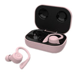 T20 TWS หูฟังไร้สายบลูทูธแบบเกี่ยวหู สำหรับกีฬา พร้อมกล่องชาร์จ กันน้ำ IPX6 หูฟังตัดเสียงรบกวน