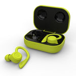 T20 TWS หูฟังไร้สายบลูทูธแบบเกี่ยวหู สำหรับกีฬา พร้อมกล่องชาร์จ กันน้ำ IPX6 หูฟังตัดเสียงรบกวน