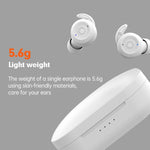 T20 TWS หูฟังไร้สายบลูทูธแบบเกี่ยวหู สำหรับกีฬา พร้อมกล่องชาร์จ กันน้ำ IPX6 หูฟังตัดเสียงรบกวน
