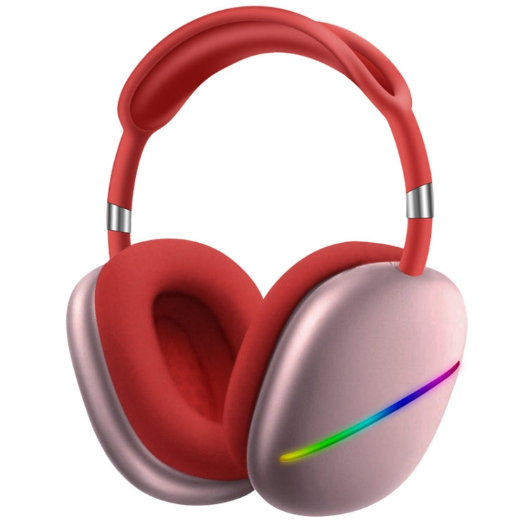 AKZ MAX10 หูฟังเพลงไร้สายบลูทูธ RGB แบบสวมศีรษะ พร้อมไมโครโฟน รองรับการ์ด TF