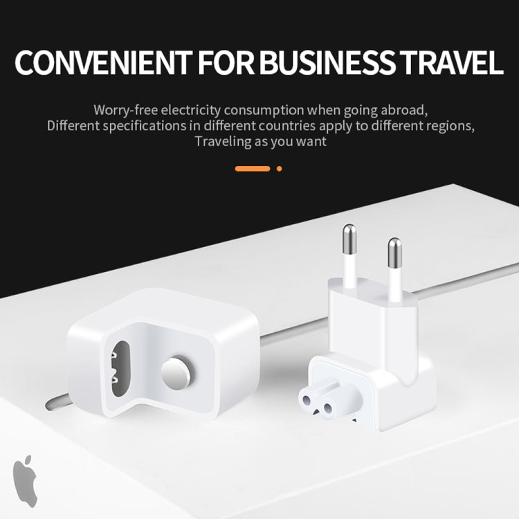 อะแดปเตอร์ไฟฟ้า 2 ชิ้น รุ่น XJ01 สำหรับชาร์จ iPad 10W 12W และ MacBook Series, EU Plug