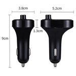 X1 Car Handsfree Kit FM Transmitter Wireless Audio Receiver MP3 Player Dual USB Fast Charger, X1