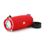 ลำโพงบลูทูธไร้สายเสียงเบส 3D สเตอริโอพร้อมไฟกระพริบ LED T&G TG192 รองรับ FM / การ์ด TF / USB