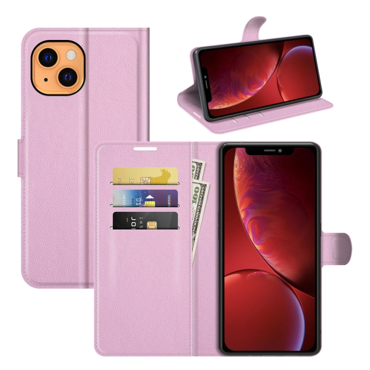 For iPhone 13 mini Litchi Texture Horizontal Flip Protective Case with Holder & Card Slots & Wallet, For iPhone 13 mini