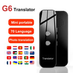 G6 เครื่องแปลเสียงทันทีแบบพกพา รองรับหลายภาษา ผู้ช่วยเดินทางส่วนตัว, G6 สีเทา, G6 สีดำ