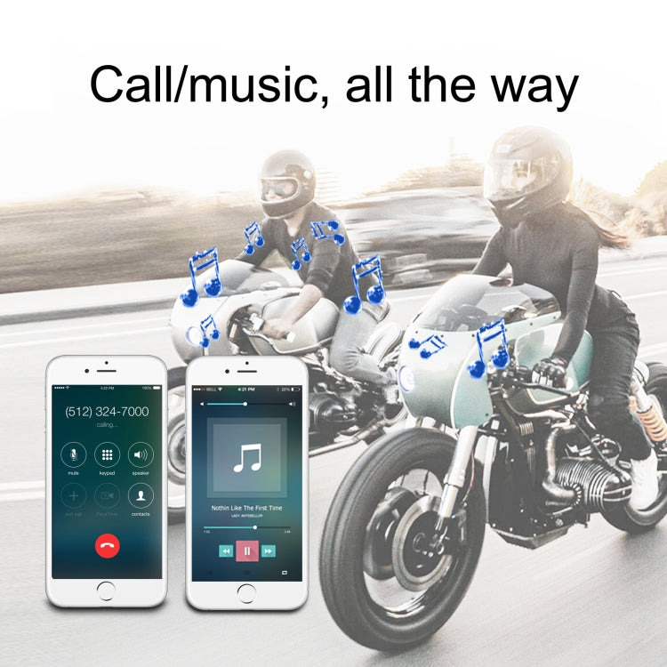 หูฟังบลูทูธหมวกกันน็อคมอเตอร์ไซค์ T4 BT 5.0 สเตอริโอ เชื่อมต่ออัตโนมัติ รองรับ SIRI, T4