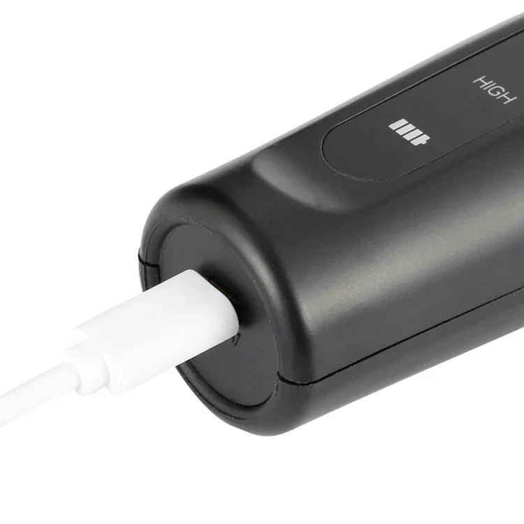 เครื่องเจียรเล็บสุนัขไฟฟ้าชาร์จ USB กรรไกรตัดเล็บไร้ความเจ็บปวด