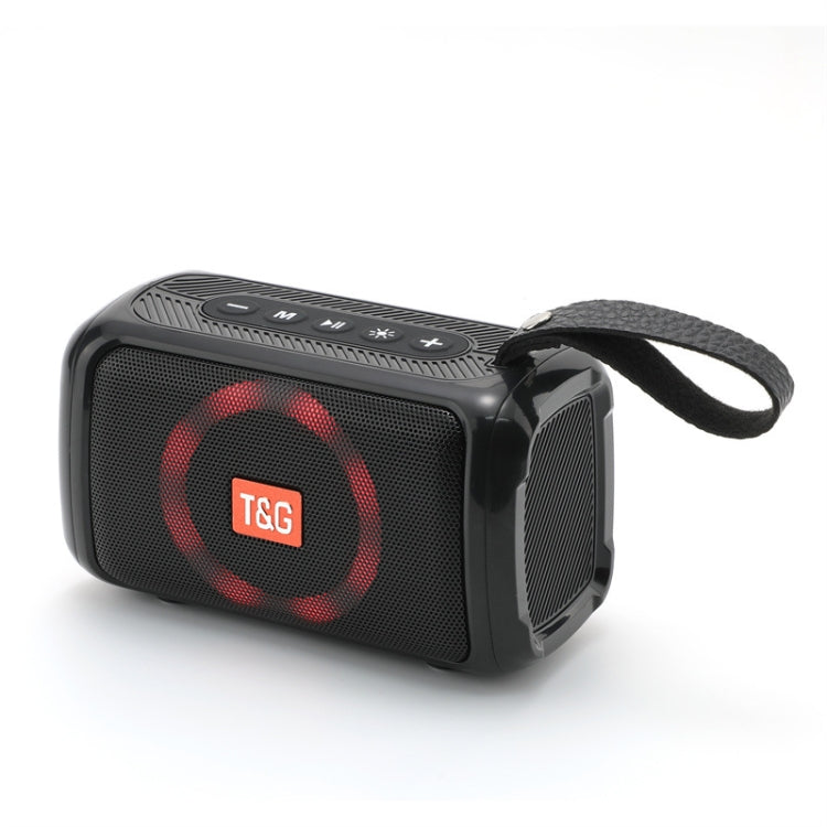 ลำโพงบลูทูธพกพาพร้อมไฟ LED กันน้ำกลางแจ้งซับวูฟเฟอร์ T&G TG193 รองรับการ์ด TF / วิทยุ FM / AUX