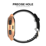 ENKAY สำหรับ Samsung Galaxy Watch4 Classic 42 มม. เคส TPU นุ่มเคลือบอิเล็กโทรไลต์เต็มจอ HD พร้อมฟิล์มกระจกนิรภัย, สำหรับ Samsung Galaxy Watch4 Classic 42 มม.