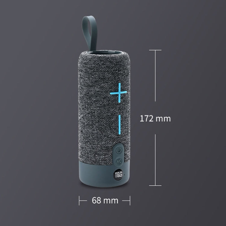 ลำโพงบลูทูธไร้สายพกพากันน้ำกลางแจ้งซับวูฟเฟอร์เบส T&G TG619 รองรับ AUX TF USB