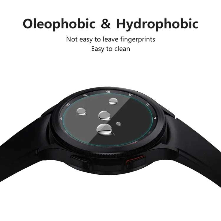 สำหรับ Samsung Galaxy Watch4 Classic 46 มม. ENKAY Hat-Prince ฟิล์มกระจกนิรภัยโค้งขอบ 2.15D 0.2 มม. 9H, 1 ชิ้น, 2 ชิ้น, 5 ชิ้น, 10 ชิ้น