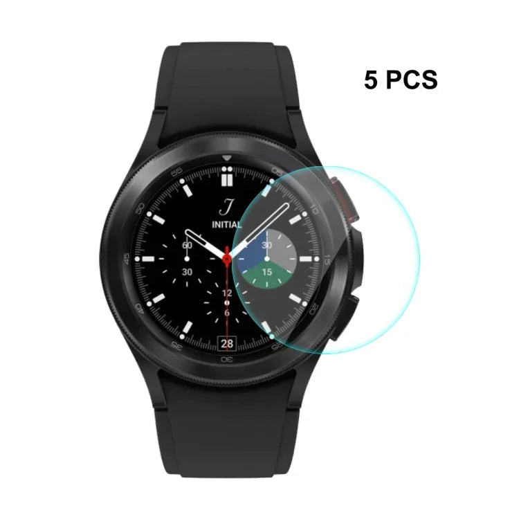 สำหรับ Samsung Galaxy Watch4 Classic 46 มม. ENKAY Hat-Prince ฟิล์มกระจกนิรภัยโค้งขอบ 2.15D 0.2 มม. 9H, 1 ชิ้น, 2 ชิ้น, 5 ชิ้น, 10 ชิ้น