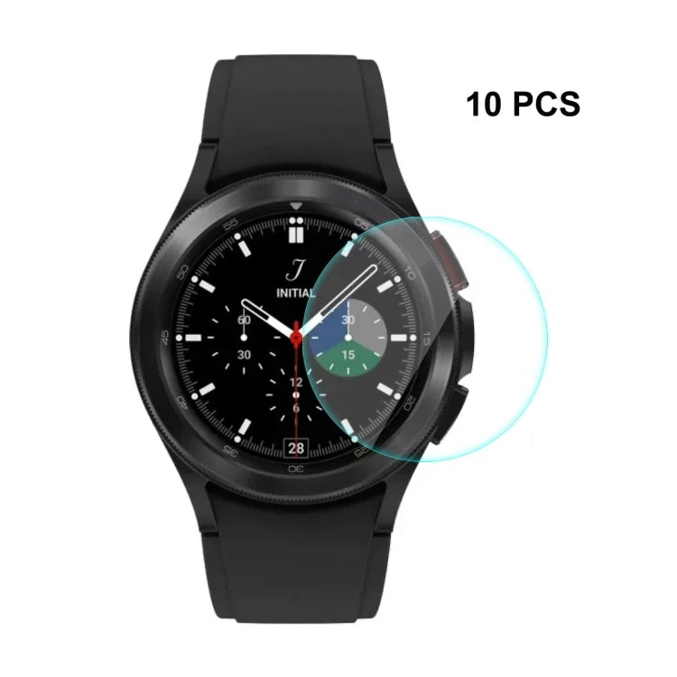 สำหรับ Samsung Galaxy Watch4 Classic 46 มม. ENKAY Hat-Prince ฟิล์มกระจกนิรภัยโค้งขอบ 2.15D 0.2 มม. 9H, 1 ชิ้น, 2 ชิ้น, 5 ชิ้น, 10 ชิ้น