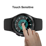 สำหรับ Samsung Galaxy Watch4 Classic 42 มม. ENKAY Hat-Prince ฟิล์มกระจกนิรภัยโค้งขอบ 2.15D 0.2 มม. 9H, 1 ชิ้น, 2 ชิ้น, 5 ชิ้น, 10 ชิ้น