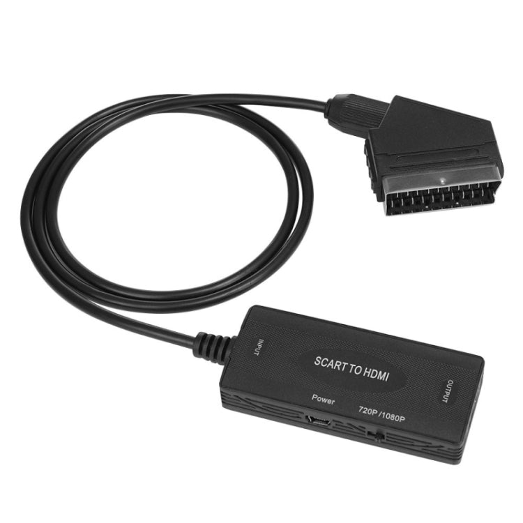 อะแดปเตอร์แปลงเสียงและวิดีโอ 1080P SCART เป็น HDMI