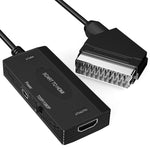 อะแดปเตอร์แปลงเสียงและวิดีโอ 1080P SCART เป็น HDMI