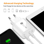 ชาร์จเร็วพอร์ตคู่ 40W PD / Type-C สำหรับ iPhone / iPad ซีรีส์, ปลั๊ก US, ปลั๊ก US
