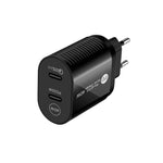 ชาร์จเร็วพอร์ตคู่ 40W PD / Type-C สำหรับ iPhone / iPad ซีรีส์, ปลั๊ก EU, ปลั๊ก EU