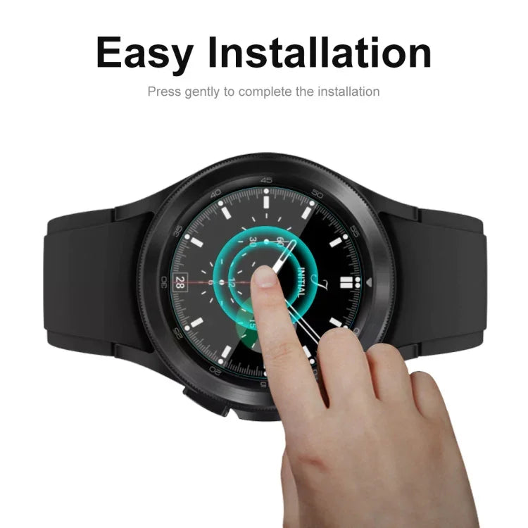 สำหรับ Samsung Galaxy Watch4 Classic 42 มม. ENKAY Hat-Prince ฟิล์มกันรอยหน้าจอคริสตัล, 1 ชิ้น, 2 ชิ้น