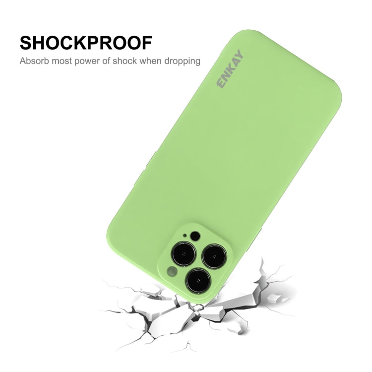 Hat-Prince ENKAY Liquid Silicone Shockproof Protective Case Cover for iPhone 13 mini, For iPhone 13 mini