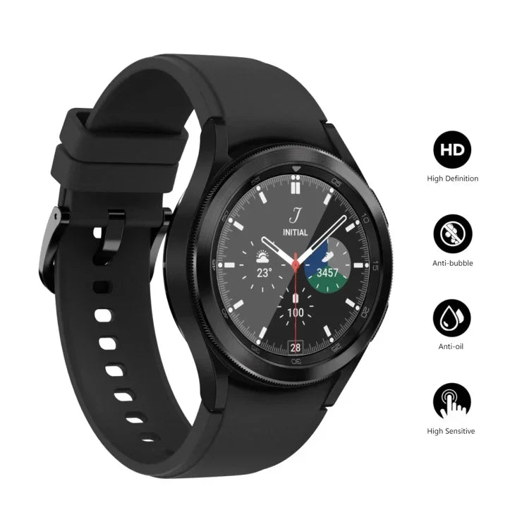 สำหรับ Samsung Galaxy Watch4 Classic 46 มม. ENKAY Hat-Prince ฟิล์ม TPU นุ่มเต็มจอไม่ลอกขอบ, 1 ชิ้น, 2 ชิ้น