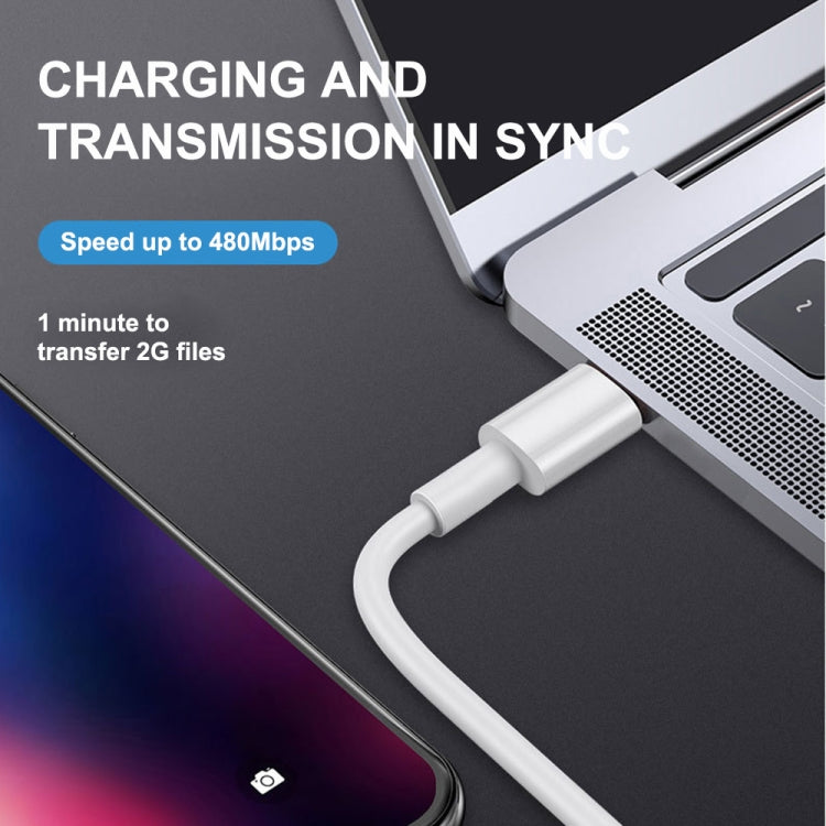 สายชาร์จและซิงค์ข้อมูลเร็ว PD20W USB-C / Type-C เป็น 8 Pin สำหรับ iPhone 13 / 12 Series ความยาว 1m, 1.5m, 2m