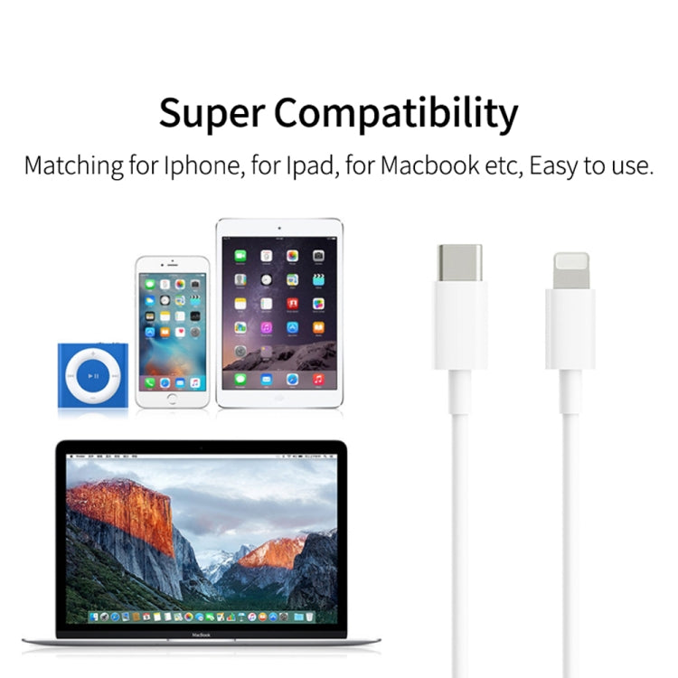 สายชาร์จและซิงค์ข้อมูลเร็ว PD20W USB-C / Type-C เป็น 8 Pin สำหรับ iPhone 13 / 12 Series ความยาว 1m, 1.5m, 2m
