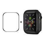 ฟิล์มกันรอยหน้าจอ HD PMMA ครอบคลุมเต็มจอ พร้อมกรอบ PC จาก ENKAY Hat-Prince สำหรับ Apple Watch Series 9 / 8 / 7 ขนาด 41 มม.