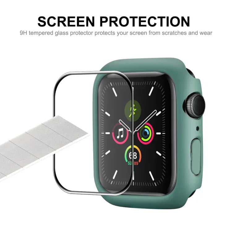 ฟิล์มกันรอยหน้าจอ HD PMMA ครอบคลุมเต็มจอ พร้อมกรอบ PC จาก ENKAY Hat-Prince สำหรับ Apple Watch Series 9 / 8 / 7 ขนาด 41 มม.