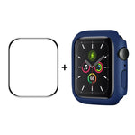 ฟิล์มกันรอยหน้าจอ HD PMMA ครอบคลุมเต็มจอ พร้อมกรอบ PC จาก ENKAY Hat-Prince สำหรับ Apple Watch Series 7 ขนาด 45 มม.