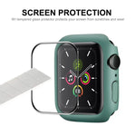 ฟิล์มกันรอยหน้าจอ HD PMMA ครอบคลุมเต็มจอ พร้อมกรอบ PC จาก ENKAY Hat-Prince สำหรับ Apple Watch Series 7 ขนาด 45 มม.