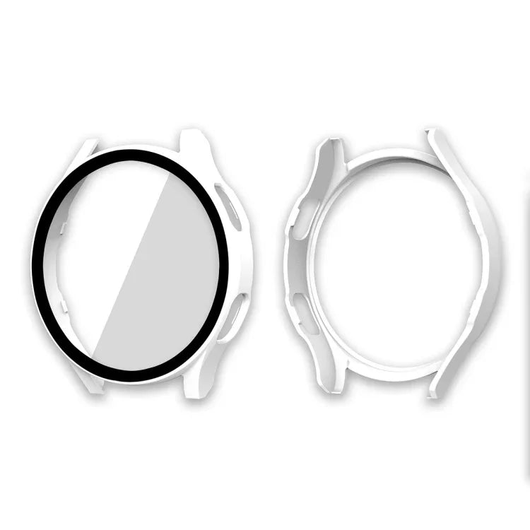 ENKAY Hat-Prince เคสคอมโพสิตกรอบ PC ครอบเต็มจอพร้อมฟิล์มกระจกนิรภัย สำหรับ Samsung Galaxy Watch4 40 มม.