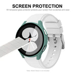 ENKAY Hat-Prince เคสคอมโพสิตกรอบ PC ครอบเต็มจอพร้อมฟิล์มกระจกนิรภัย สำหรับ Samsung Galaxy Watch4 40 มม.