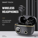 PRO100 TWS หูฟังไร้สายบลูทูธ 5.2 ตัดเสียงรบกวน กันน้ำ หูฟังสเตอริโอ 9D สำหรับกีฬา พร้อมกล่องชาร์จ